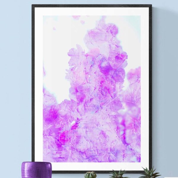 Abstract in Lavender Abstract Designs