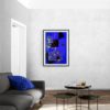 Adoration of Blues Abstract Designs 6
