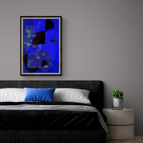 Adoration of Blues Abstract Designs 5