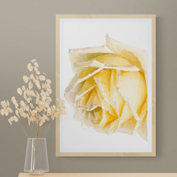 Yellow Rose Floral 6