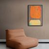 Minimalist in Orange Abstract Designs 6