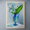 Blue Vase Floral 4