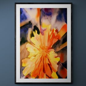 Explosion in Orange #4 Floral